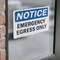 Signmission Emergency Egress Only, 5 in W x Rectangle, Vinyl Decal OS-2PACK-NS-D-35-L-11780 - alternate 3